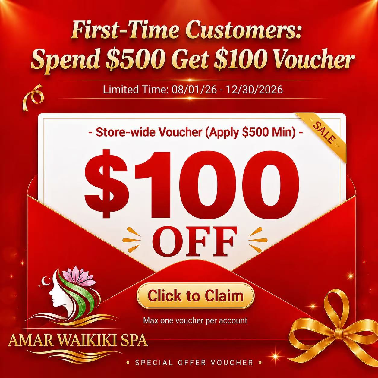 Spend $500, get a $100 voucher